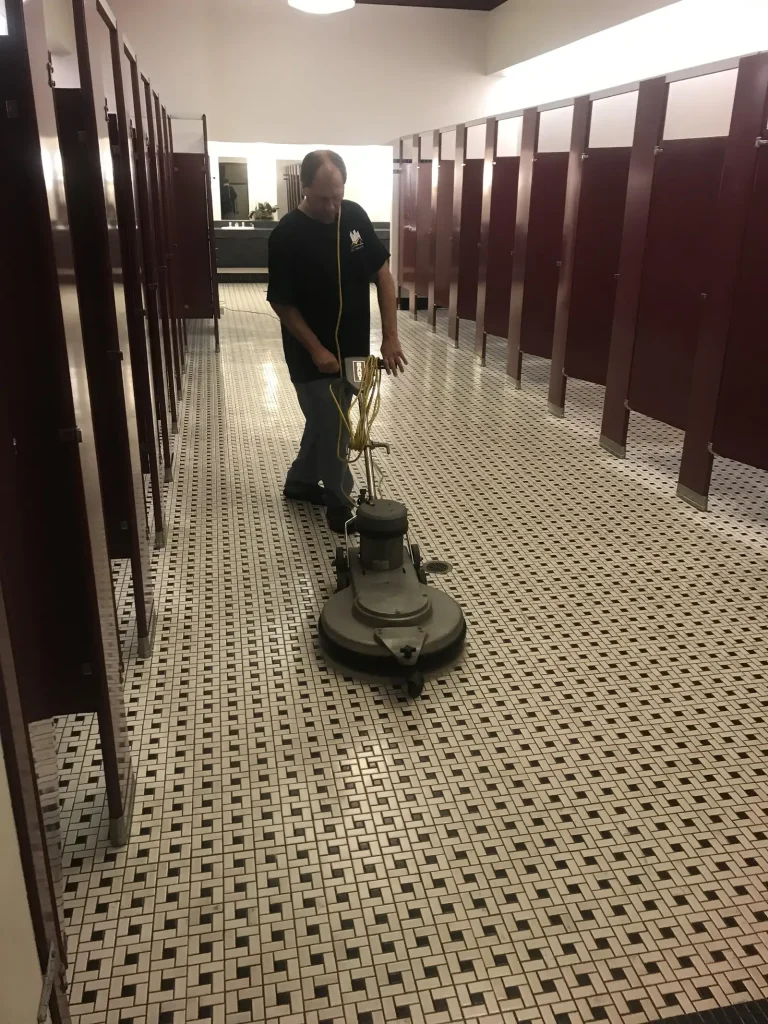 S&S Janitorial floor cleaning