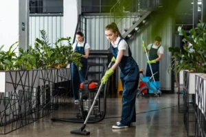 Professional commercial floor care services